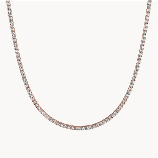 Tennis Necklace - RoseGold